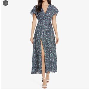 French Connection Floral Wrap dress